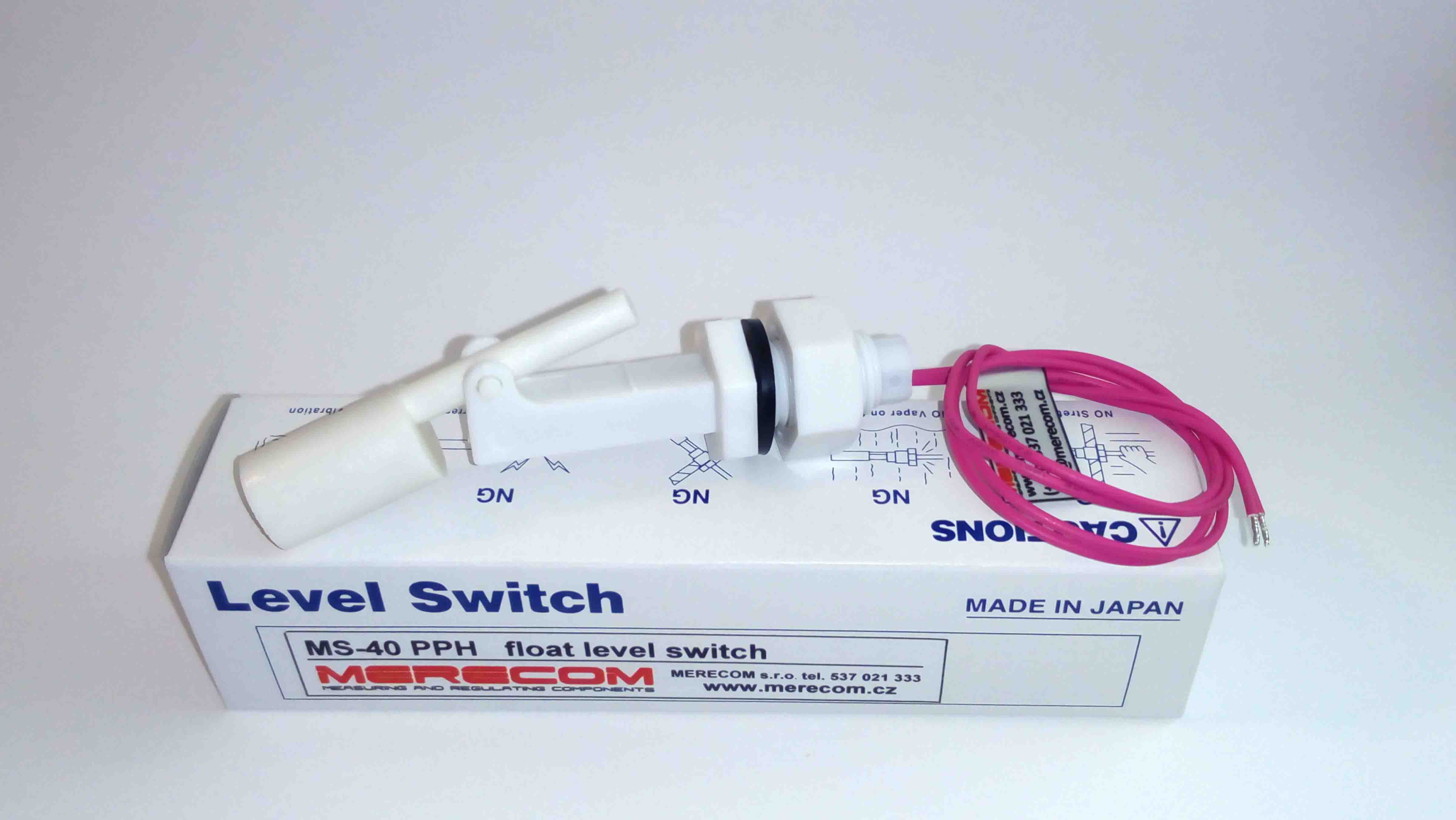 Plovákový spínač hladiny MS-40 PPH fotografie