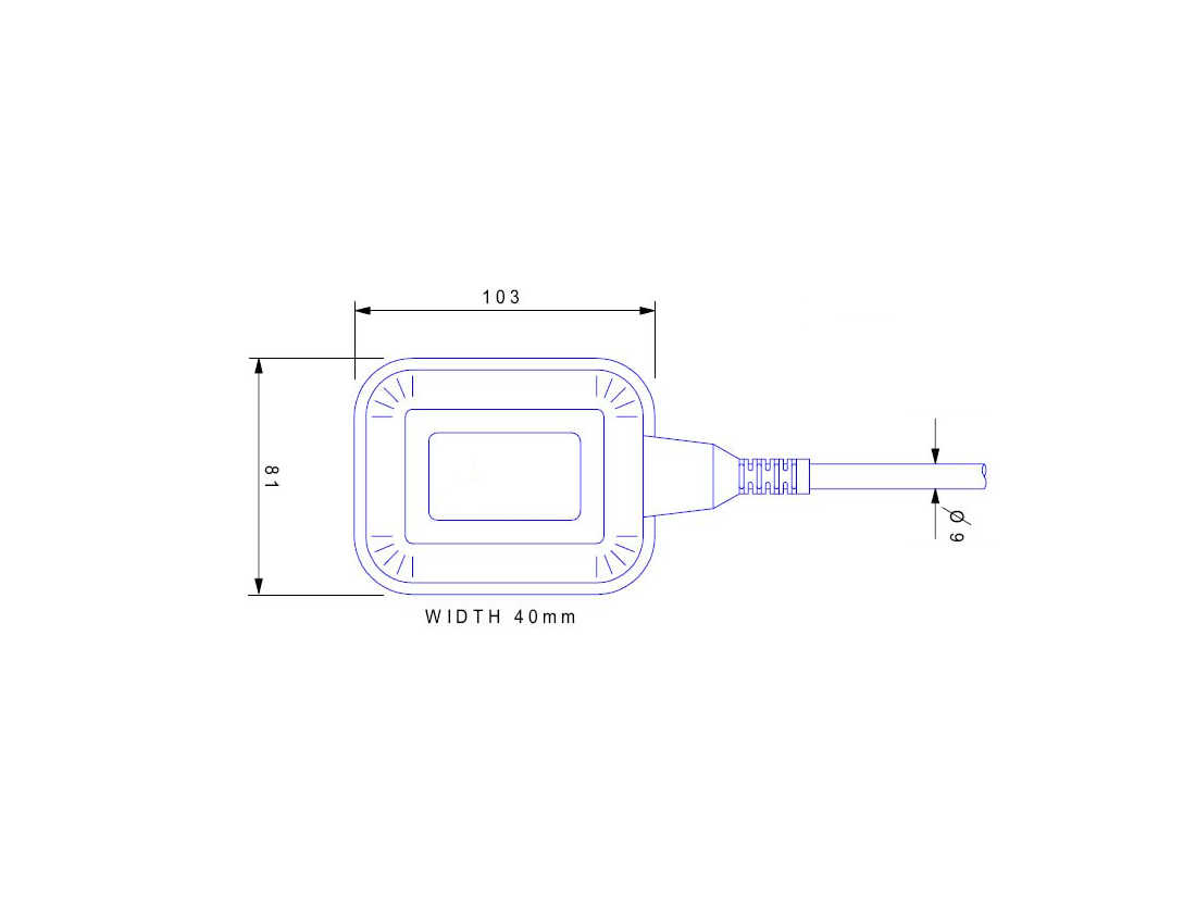 Plovákový spínač do pitné vody rozměry